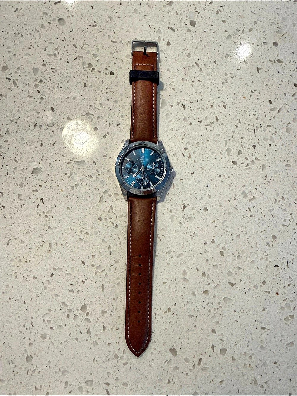 CARRIBEAN JOE Caribbean Joe chronograph watch Chronograph Watch in Brown & Blue